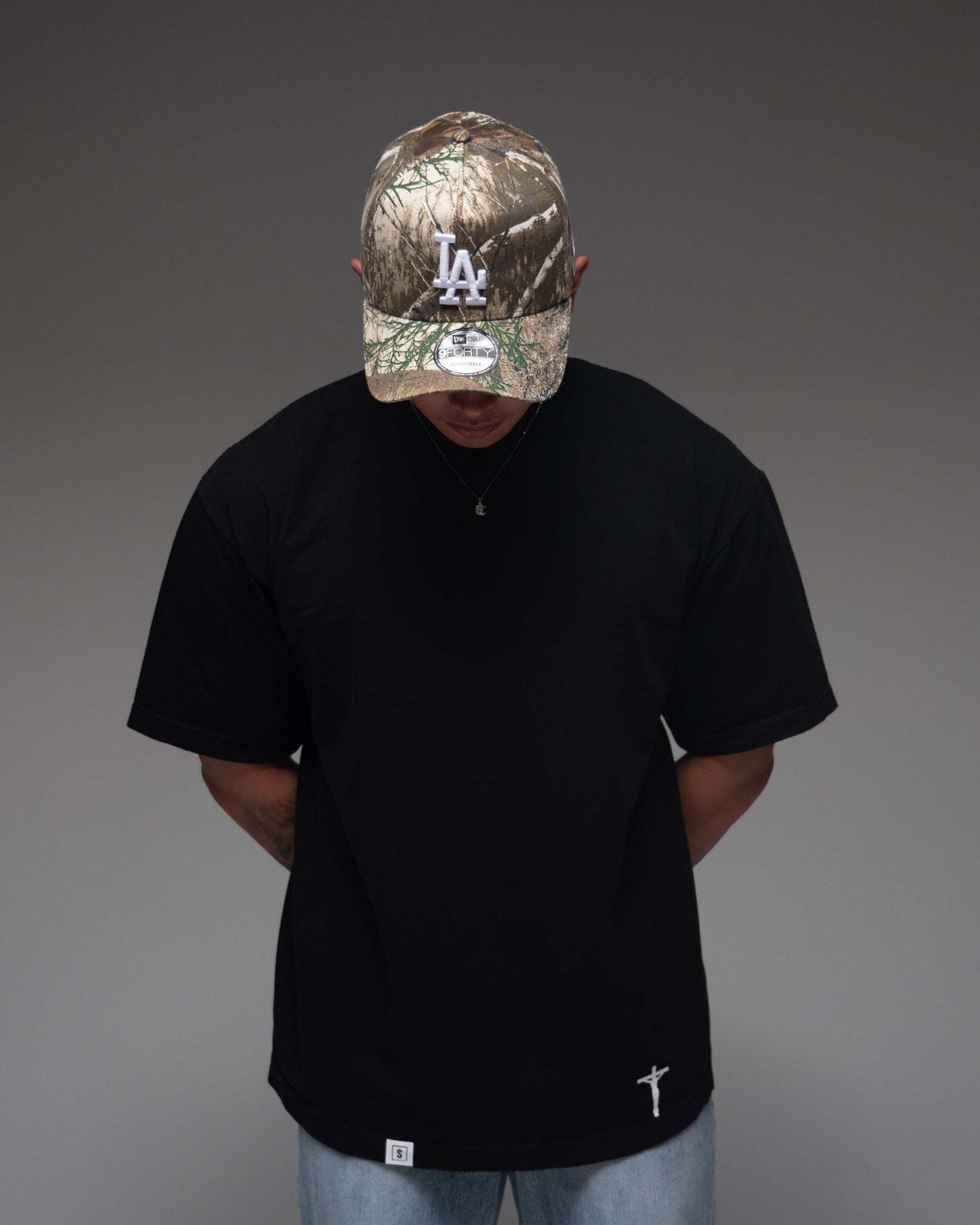 JESUS LOVES YOU " PREMIUM" OVERSIZED TEE GLOOMY