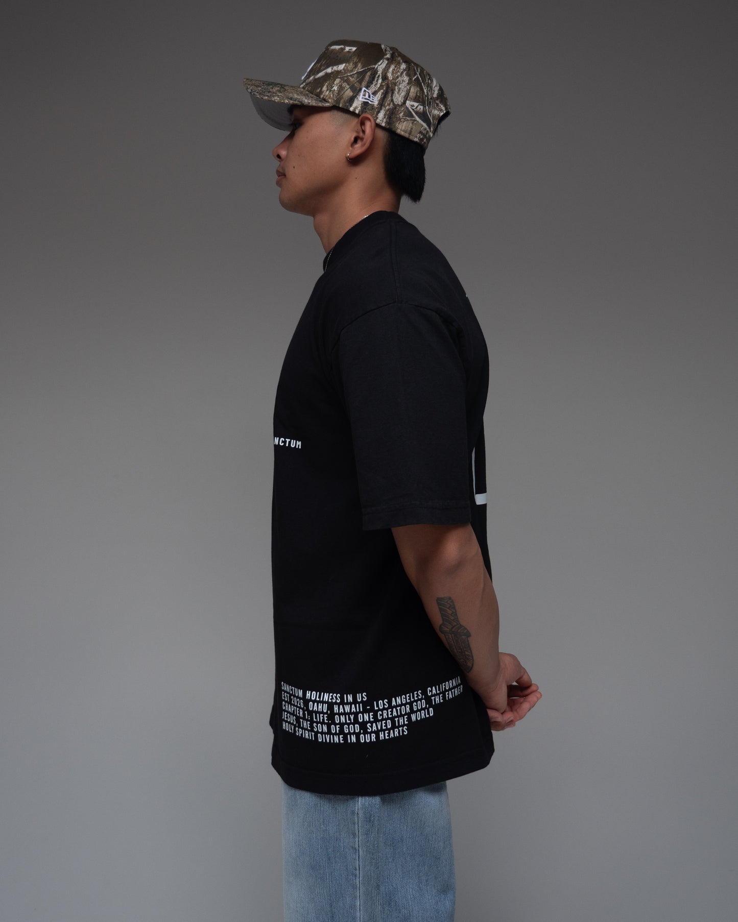 SANCTUM COLLECTION "PREMIUM" OVERSIZED TEE GLOOMY