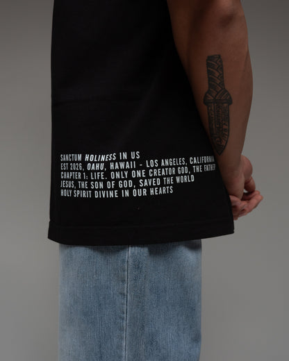 SANCTUM COLLECTION "PREMIUM" OVERSIZED TEE GLOOMY