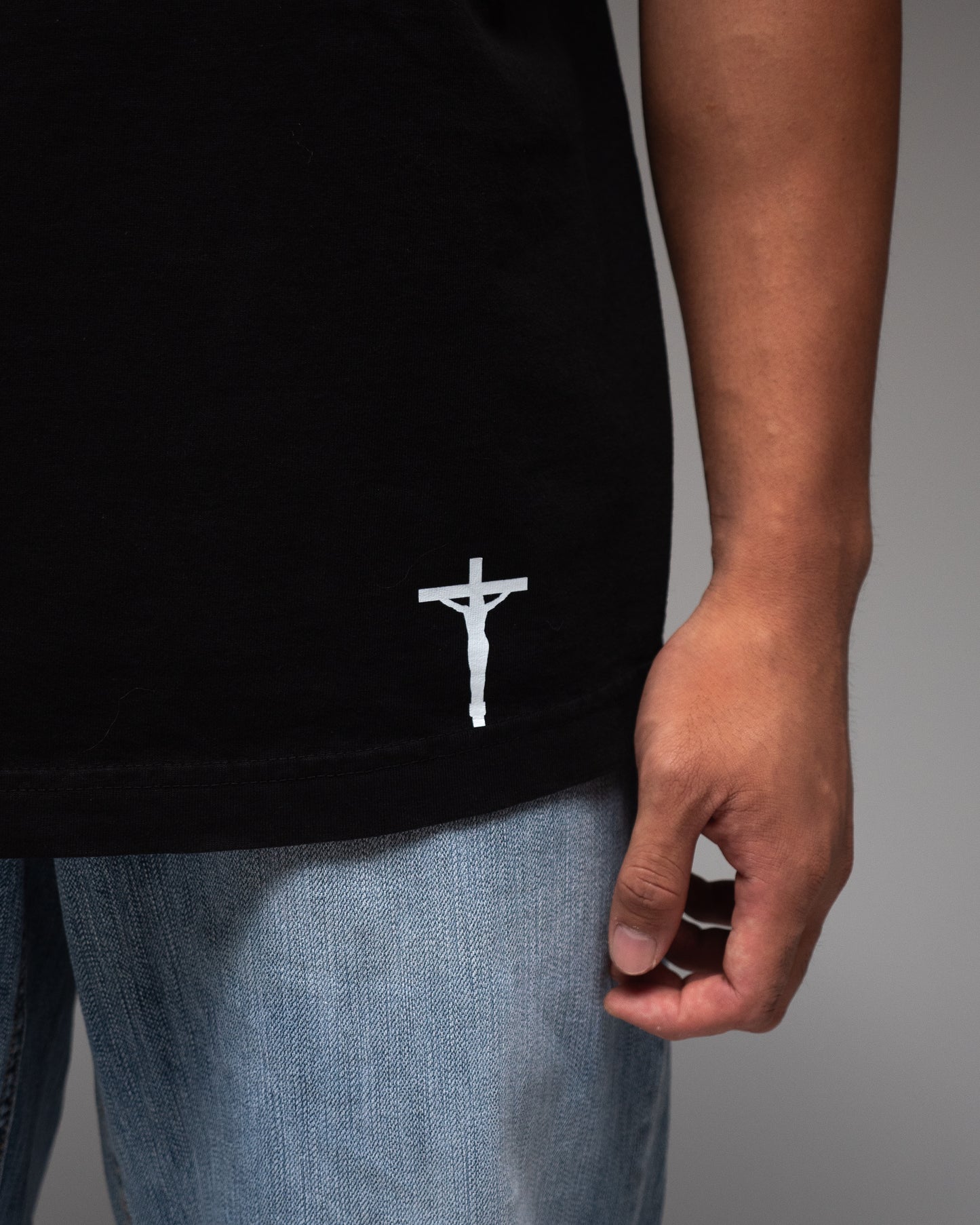 JESUS LOVES YOU " PREMIUM" OVERSIZED TEE GLOOMY