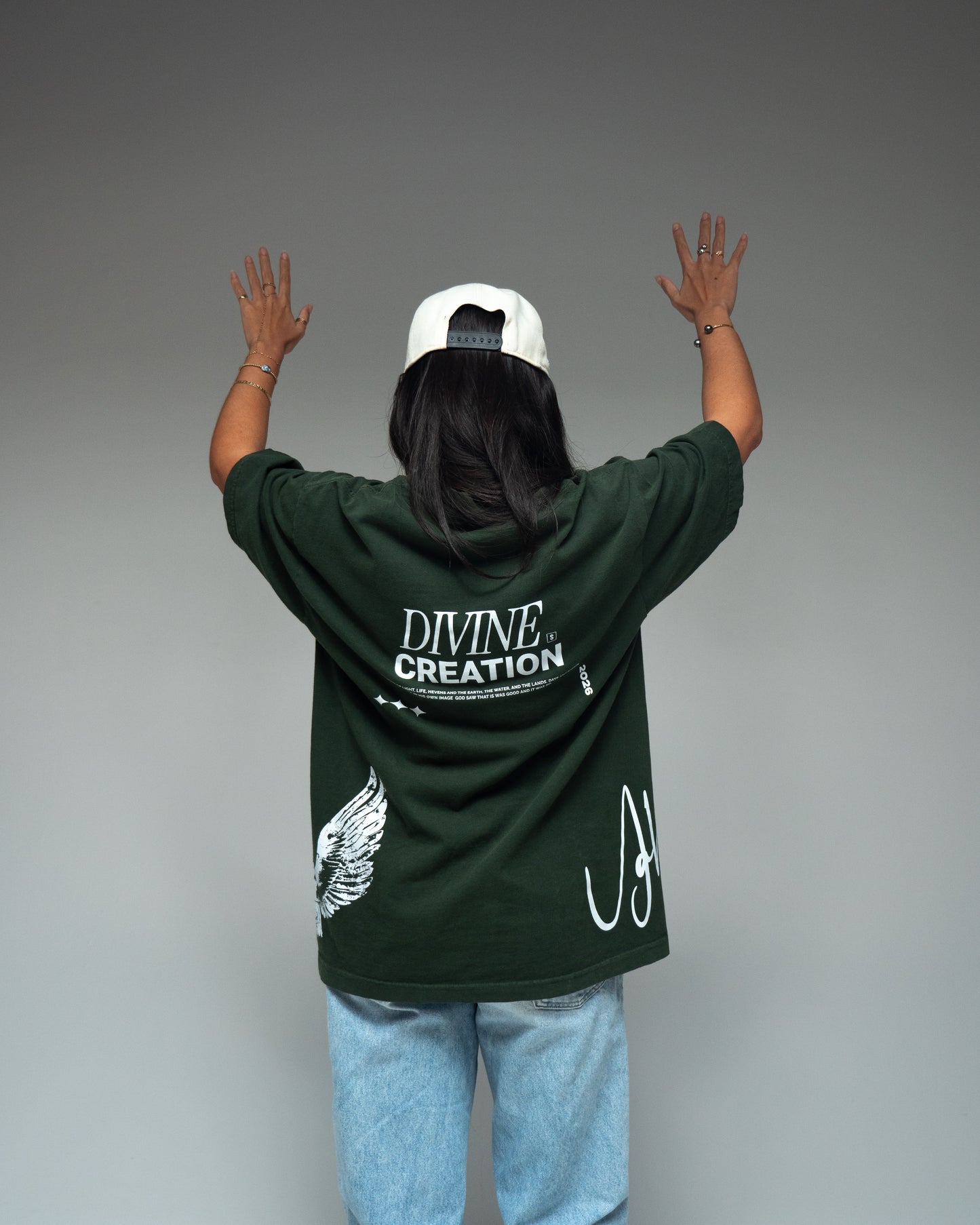 CREATION "COLLECTIVE" OVERSIZED TEE GARDEN